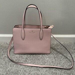 Pink Kate Spade Purse with Crossbody Strap, lightly used